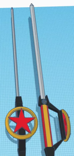 Power Rangers Zeo Ranger Red Cosplay Sword