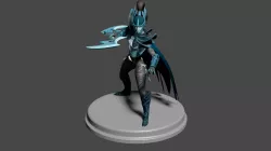Printable character of game dota 2 Phantom Assassin 3D model