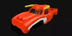Rc Truck El Toro Loco Monster Jam Body 1:12