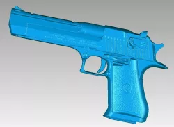 Real Desert Eagle Replica Direct 3D Scan
