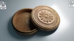 Round Jewelry Box - Files for CNC