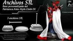 Saint Seiya Patriarca Arles - (Base para la figura Myth Cloth EX) - 3D Print STL