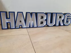 Schriftzug Hamburg