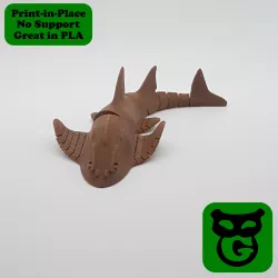 Shark Ray (Bowmouth Guitarfish) Flexi
