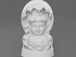 Shiva bust with Divine snake hood