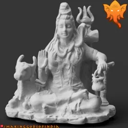 Shiva - The Lord of Cattle, Sitting In Meditation