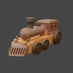Simple multi-part Toy Train