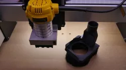 Slim Dewalt DWP611 Thread-On Dust Shoe for Shapeoko