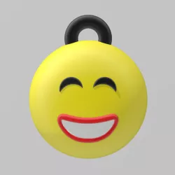 Smiling Emoji Keychain