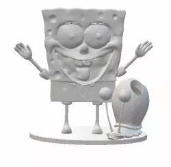 Spongebob pen holder