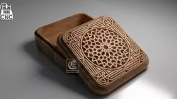 Square Jewelry Box - Files for CNC