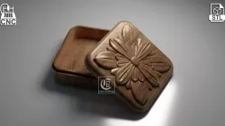 Square Jewelry Box - Files for CNC