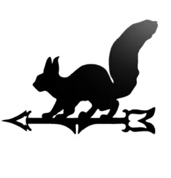 Squirrel wall decor