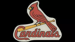 St. Louis Cardinals single bird on bat 2D wall hanging