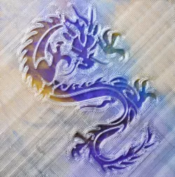 Stencil Dragon