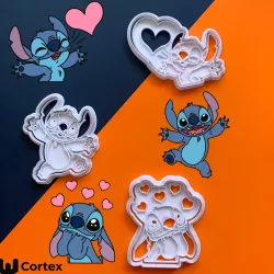 Stitch cookie cutters