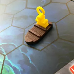 Survive: Escape from Atlantis / The island meeples keyrings