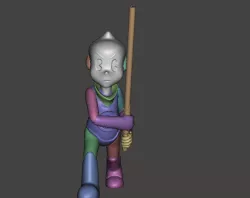 T0-B1 Combat pose - Star Wars Visions