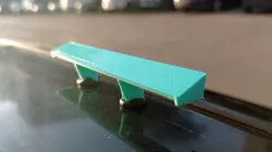 Tiny 100mm spoiler for cars