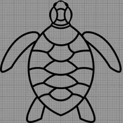 Turtle wall lamp