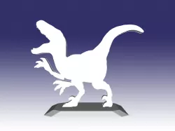 Velociraptor - Dinosaur toy Design for 3D Printing