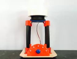 Vibration table to clean away corrosion