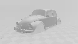 VW Beetle 1/10 rc body