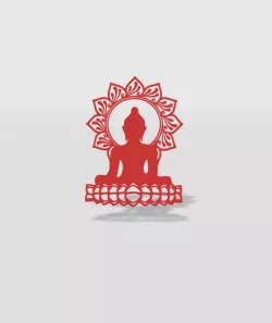 wall decor buddha meditating