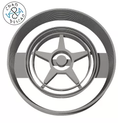 Wheel - Hot Wheels - Cookie Cutter - Fondant - Polymer Clay