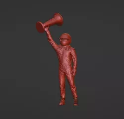 WORLD CUP F1 CHAMPION, DRIVER, HELMET, FIGURE