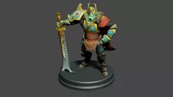 Wrath King Printable from Dota2 3D model 3D model