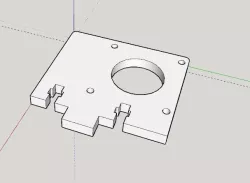 y axis motor brkt