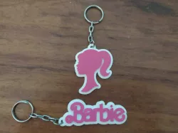 2 Barbie Keychain Barbie Keychains