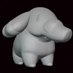 231- Phanpy Pokemon Figure