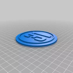 31 Recordings Logo Coaster