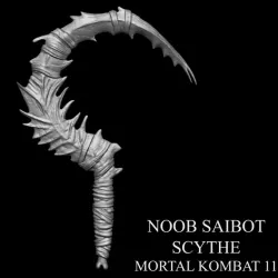 3D PRINTABLE NOOB SAIBOT SCYTHE MORTAL KOMBAT 11