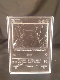 3D Printed Proxy Pokemon Cards - Pikachu