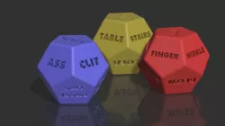 3x12 Sided Sex Dice - Over 350 X-Rated Erotic Scenarios