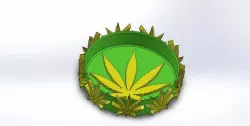 420 weed leaf smoking Ashtray