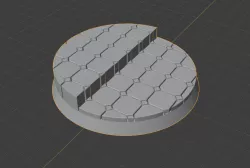 50mm Round Palace Tile base with STEP!