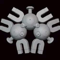 82- Magneton Pokemon Figure