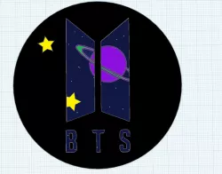 Abstract BTS Coaster