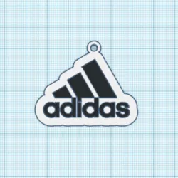 Adidas Logo Keychain