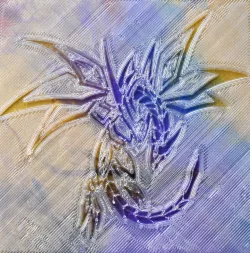 Airbrush Stencil Dragon