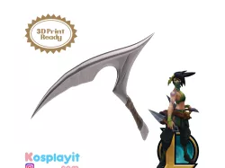 Akali Scythe 3D Model League of Legends