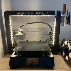 Anycubic i3 Mega S Ikea Dioder LED Strip's Holder