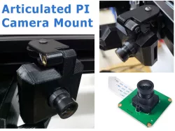Articulated PI Camera Housing & Mount