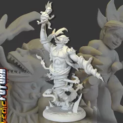 Baby Krishna & Trinavarta The Tornado Demon