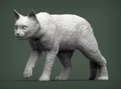 Bengal cat 3D print model