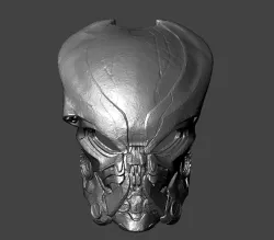 Bionic Predator Cyborg Biomask helmet mask armor- ULTRA DETAIL cosplay size 2 versions Hi-Poly STL for 3D printing